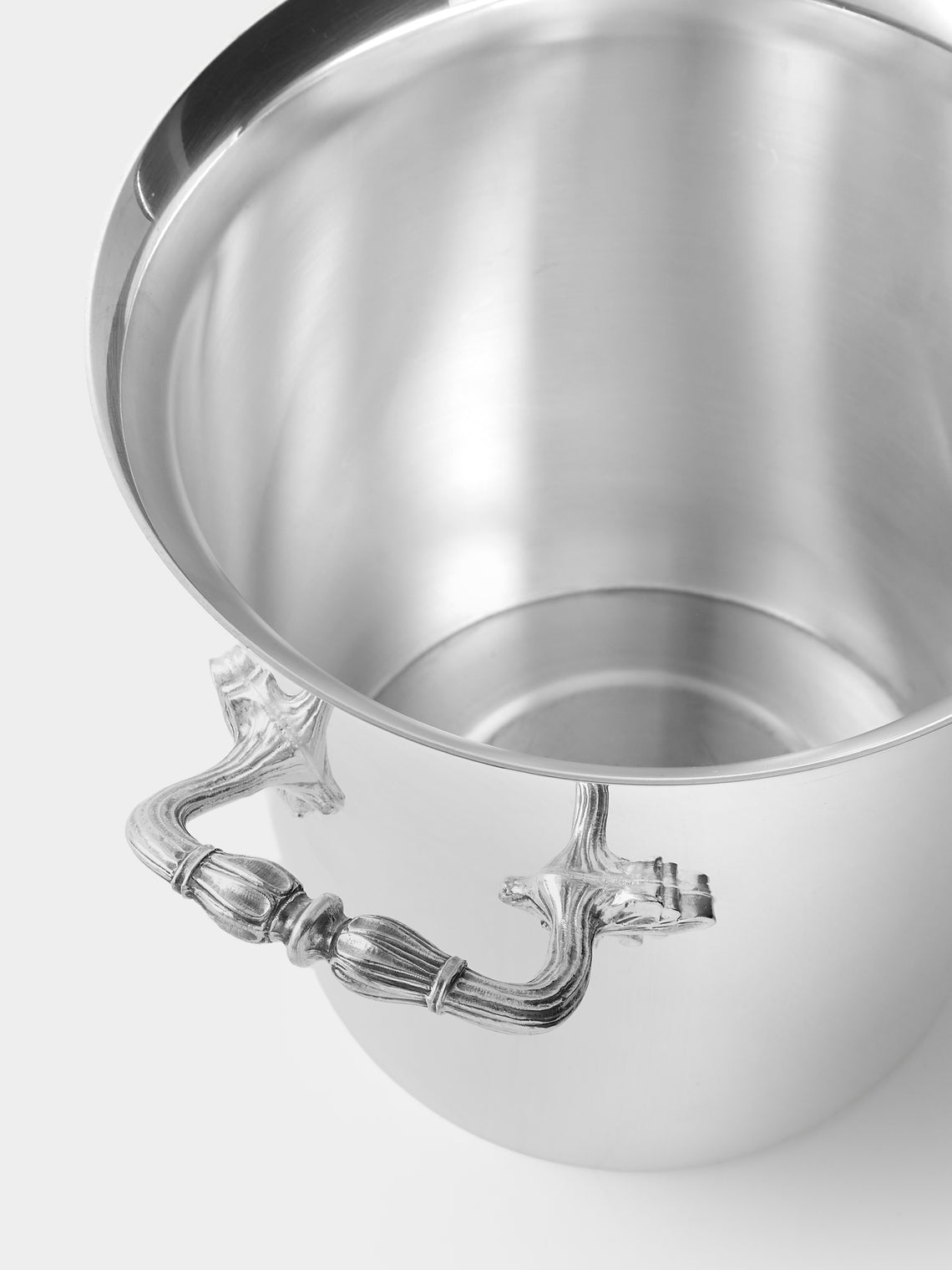 Antique and Vintage - Mid-Century Silver-Plated Champagne Bucket - Silver - ABASK