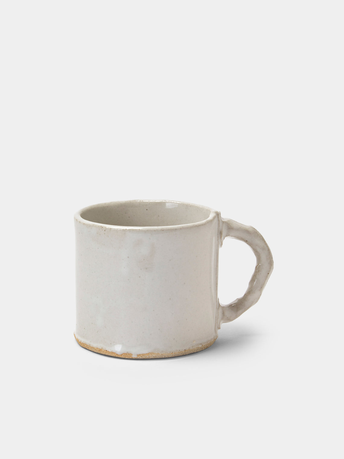 Estudio Vernís - Wood-Fired Stoneware Mugs (Set of 6) - White - ABASK - 