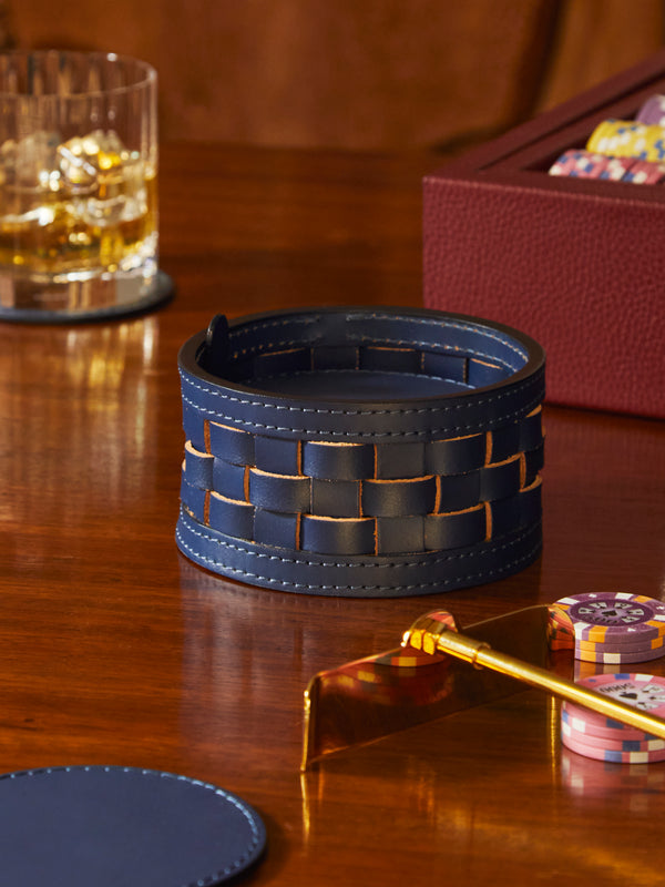 Riviere - Barcelona Water-Resistant Leather Coasters (Set of 10) -  - ABASK