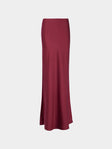 Ryan Roche - Silk Bias Long Skirt | Size: S - Red - ABASK - 