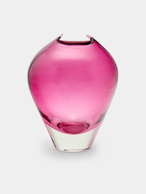 Antique and Vintage - 1970s Seguso Murano Glass Vase - Pink - ABASK - 