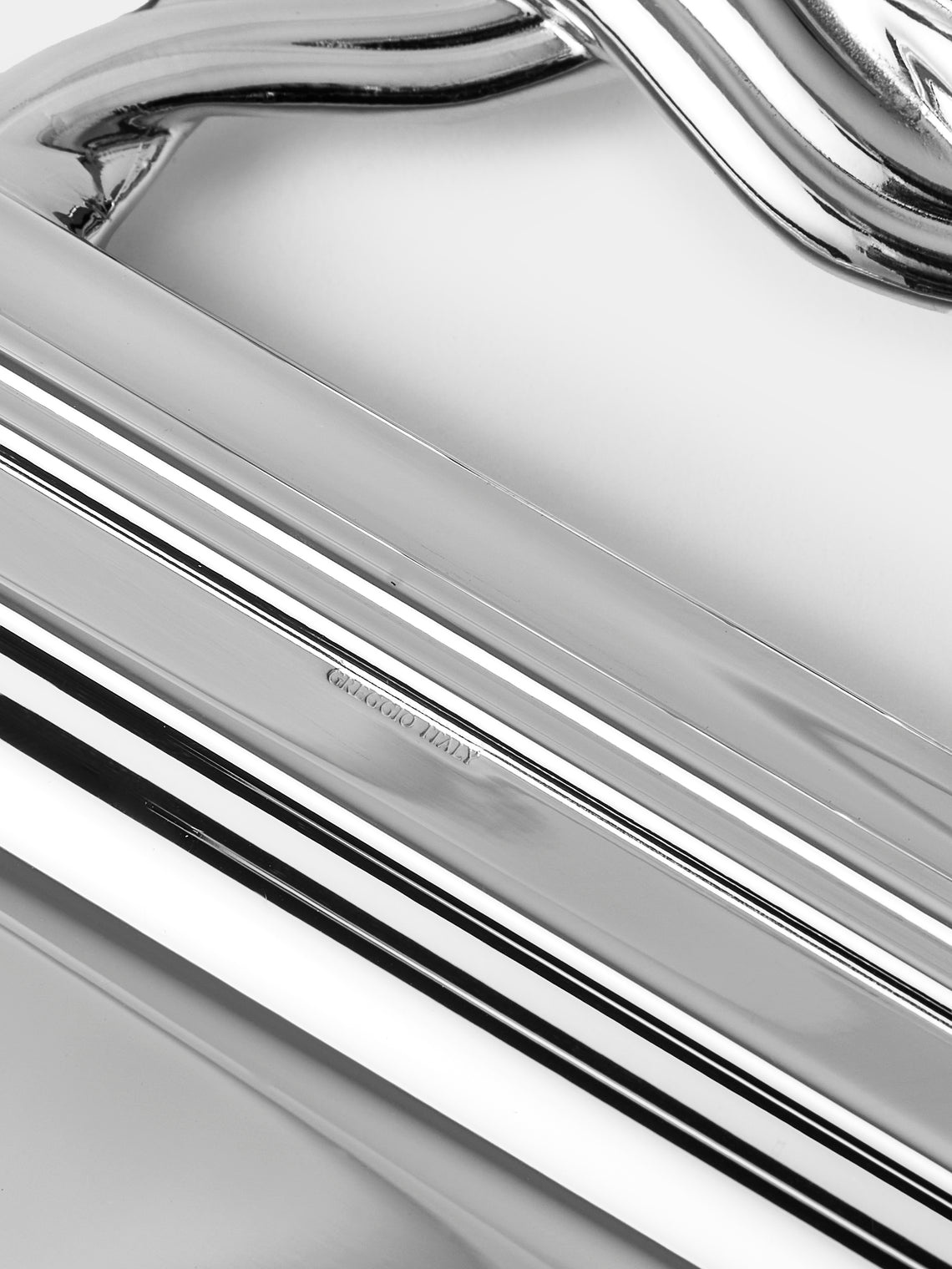 Greggio - Villa Pisani Silver-Plated Tray (19.5in/50cm) - Silver - ABASK