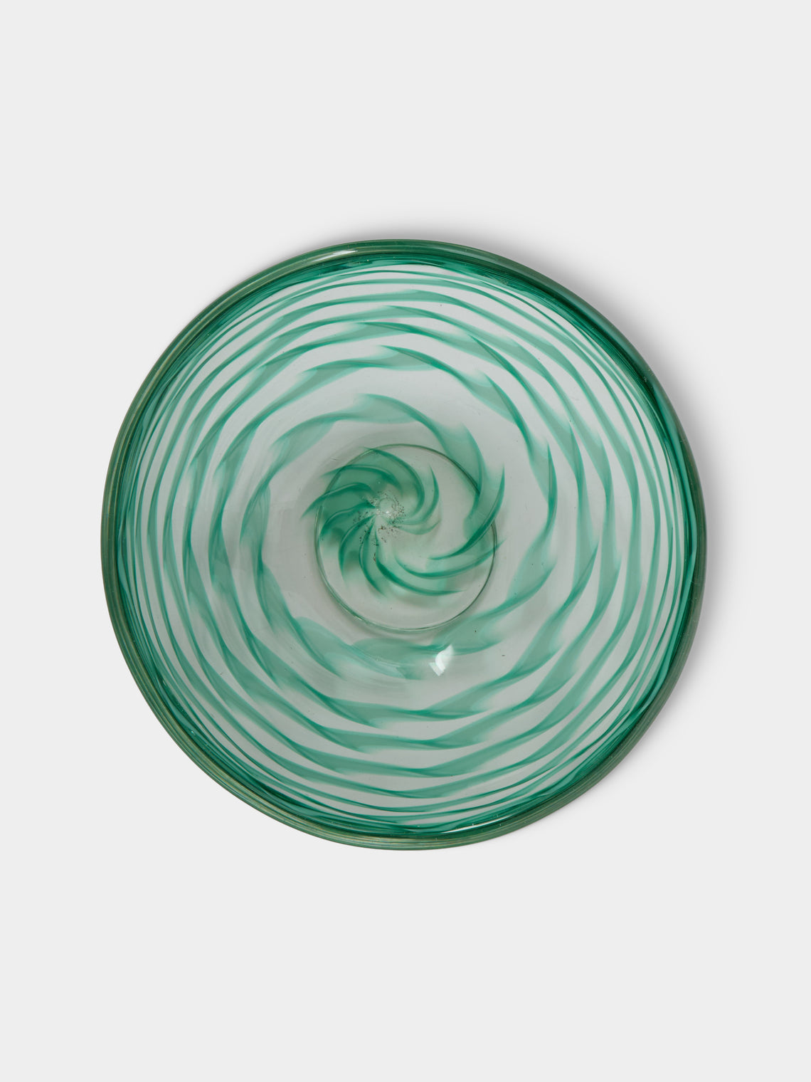 Antique and Vintage - 1930s Carlo Scarpa for Venini Bowl - Green - ABASK