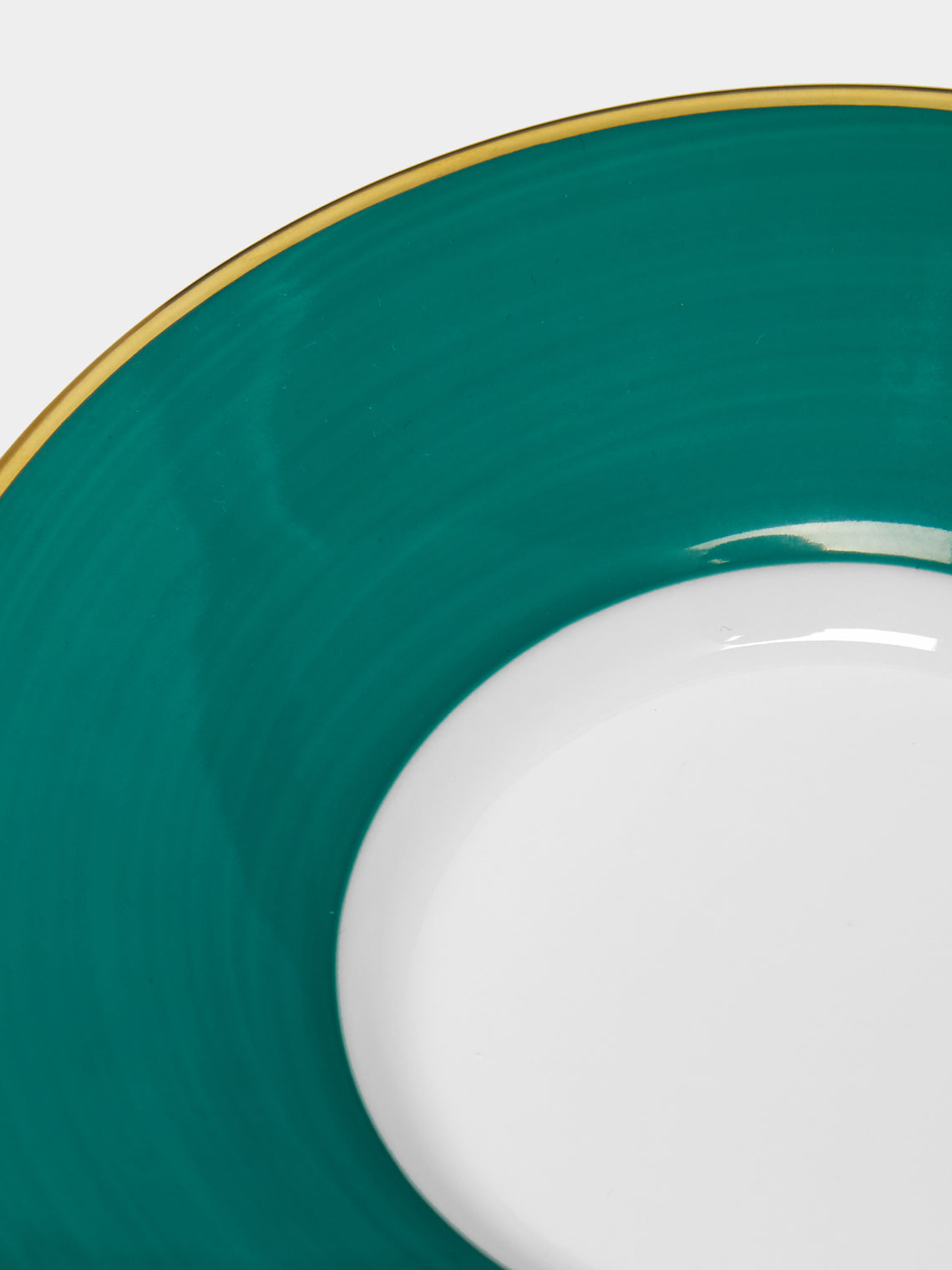 Robert Haviland & C. Parlon - Coco Hand-Painted Porcelain Coffee Cup and Saucer (Set of 2) - Green - ABASK