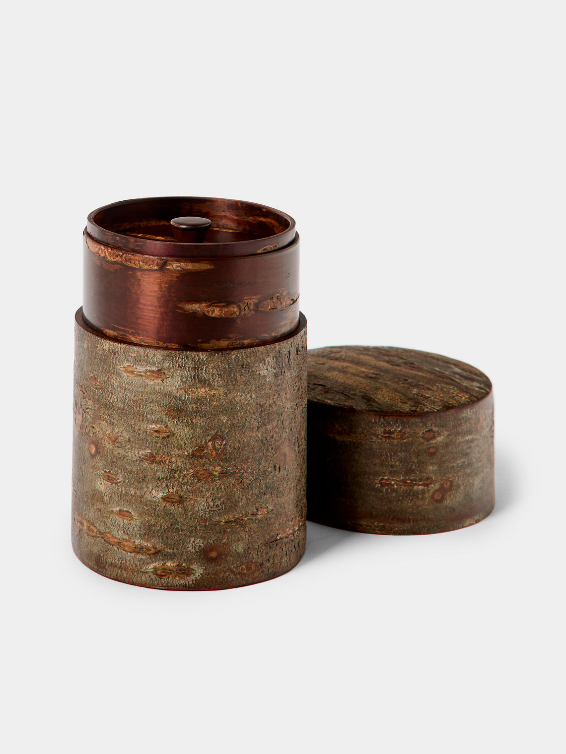 Denshiro - Natural Cherry Bark Tea Canister - Brown - ABASK