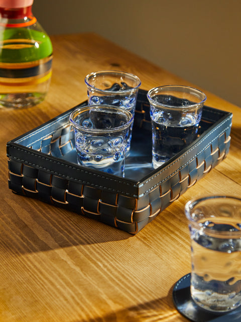 Riviere - Barcelona Water-Resistant Leather Low Basket -  - ABASK