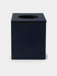 Pinetti - Leather Magnetic Tissue Box - Navy - ABASK - 