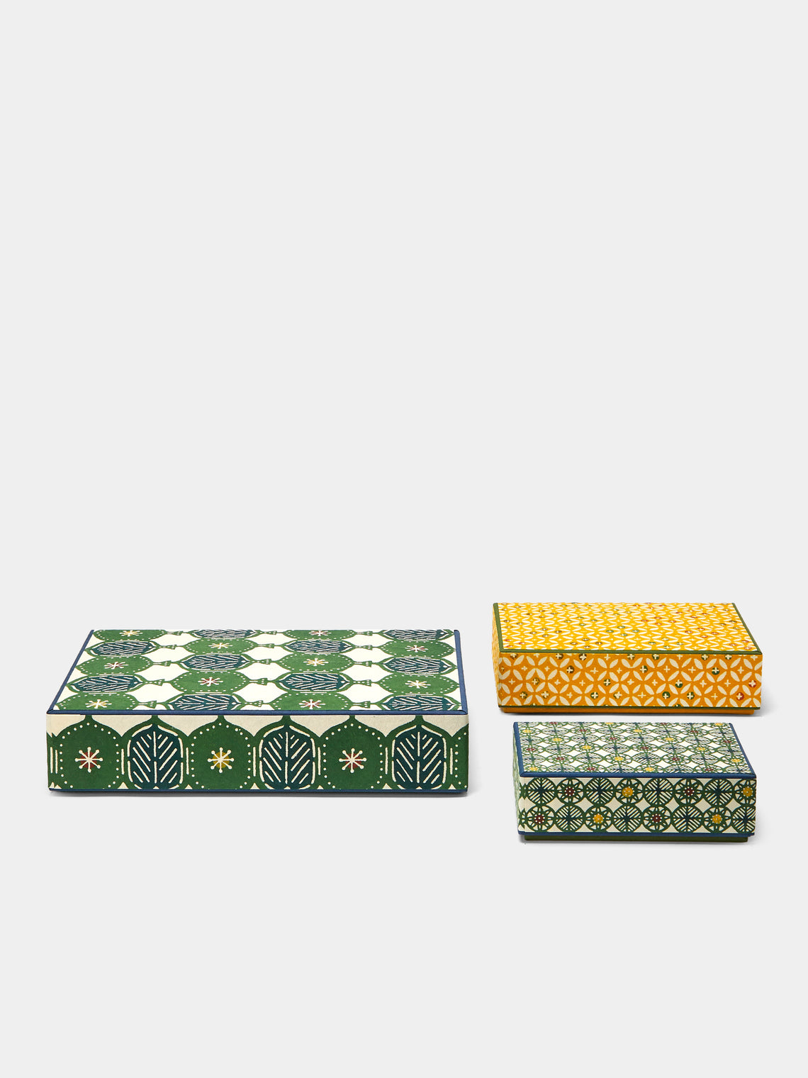 Multiple Washi Treasure Boxes (Set of 3) by Keijusha | ABASK