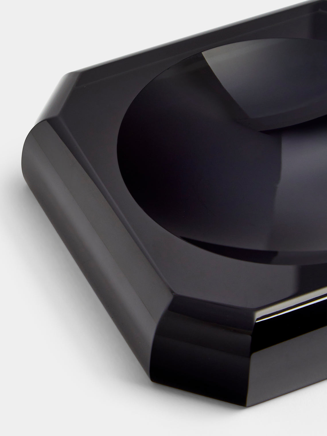 Decor Walther - Cut Crystal Soap Dish - Black - ABASK