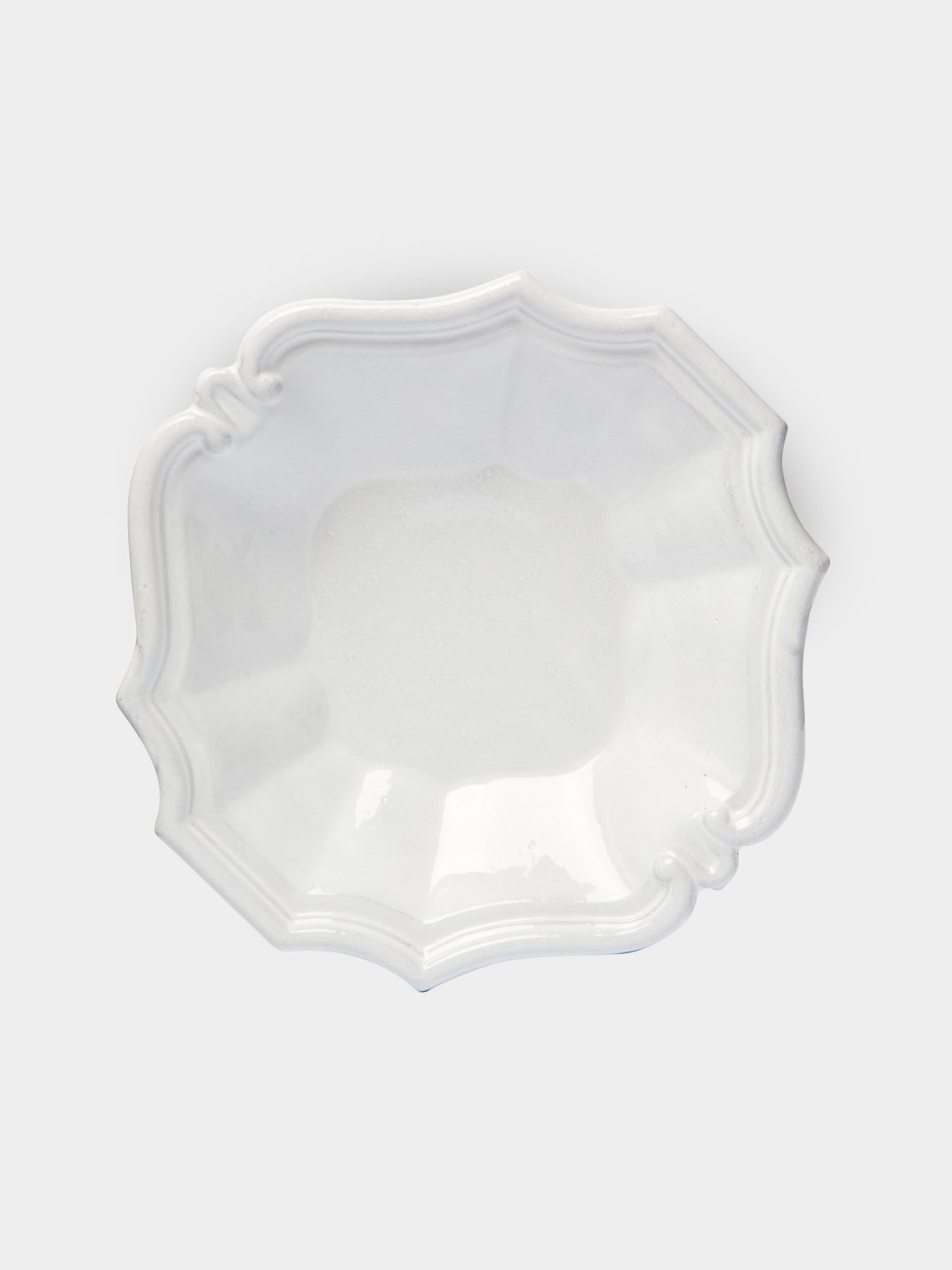 Astier de Villatte - Régence Hand-Glazed Ceramic Small Soup Plate (Set of 2) - White - ABASK
