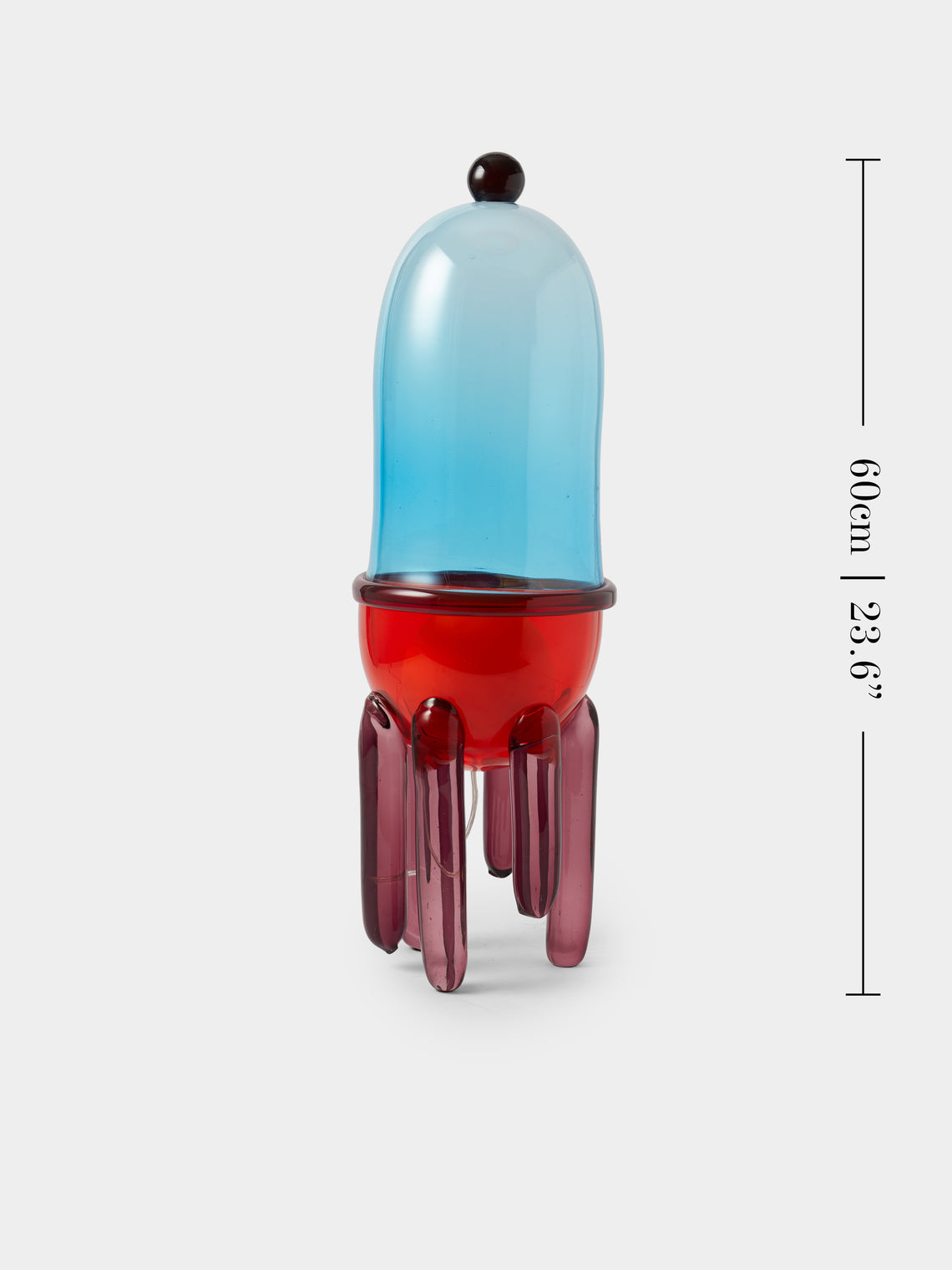 Kickie Chudikova - Pulpopolis Tamoya Hand-Blown Murano Glass Wired Table Lamp - Multiple - ABASK