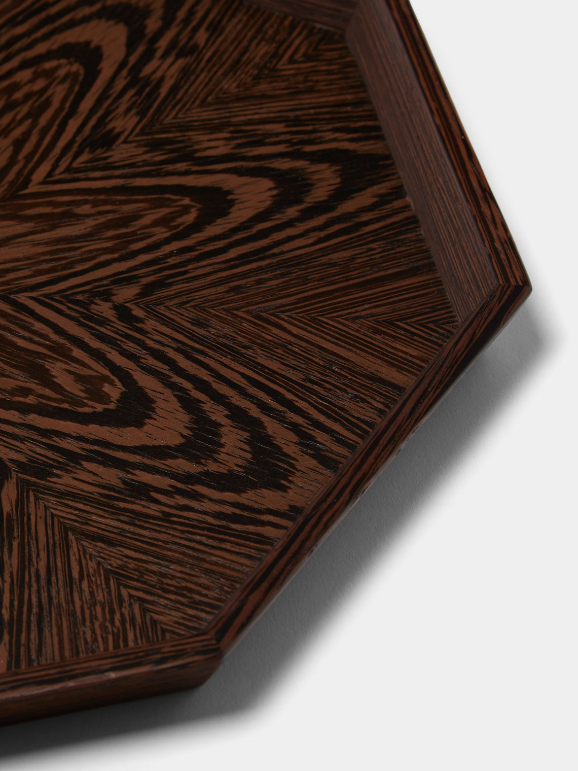 Mori Kougei - Poke Wenge Wood Square Tray (11in/27.5cm) - Brown - ABASK