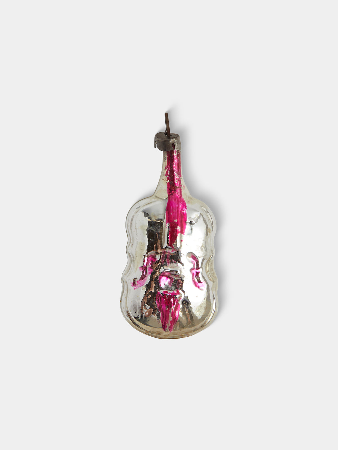 Antique and Vintage - Early-20th-Century Musical Instruments Glass Baubles (Set of 5) - Silver - ABASK