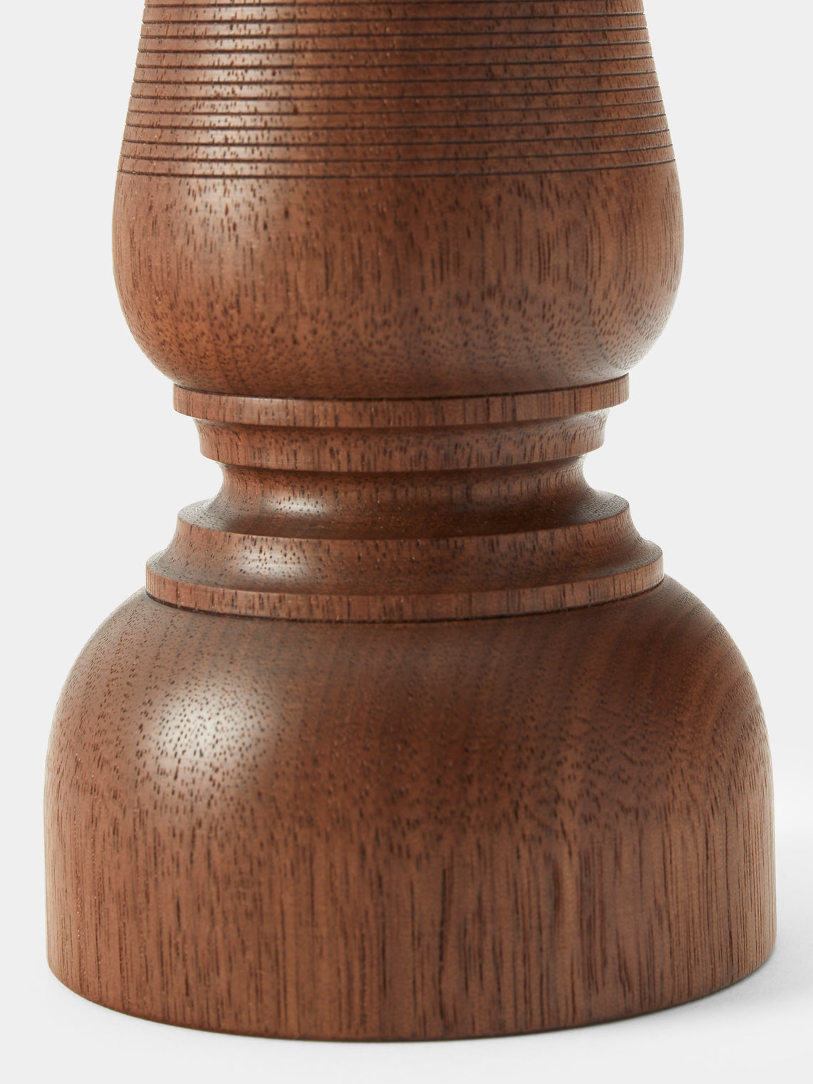 Yamani Woodworks - Hand-Turned Wood Pepper Mill (9in/23cm) - Brown - ABASK