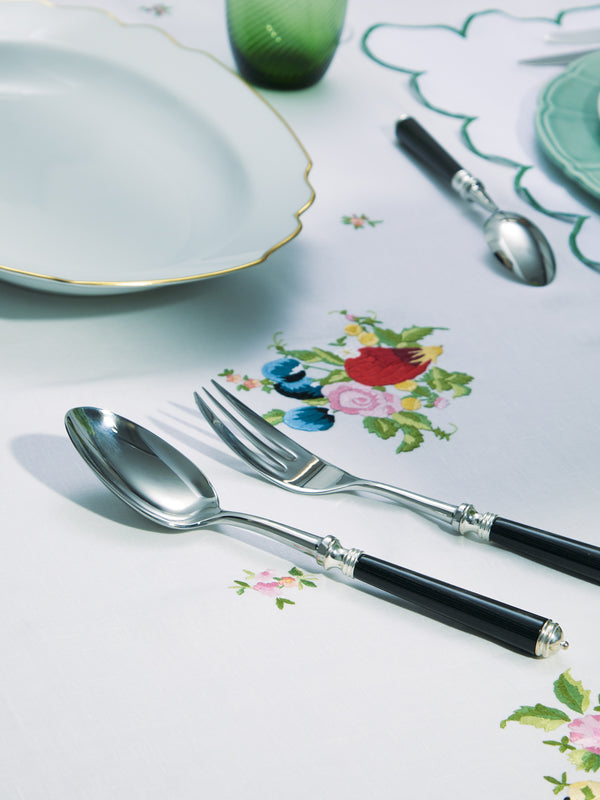 Alain Saint-Joanis - Marbella Ebony Serving Spoon -  - ABASK