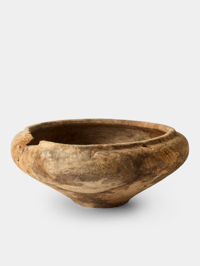 Iida Woodturning - Hand-Turned Earth-Finish Dogwood Bowl - Brown - ABASK - 