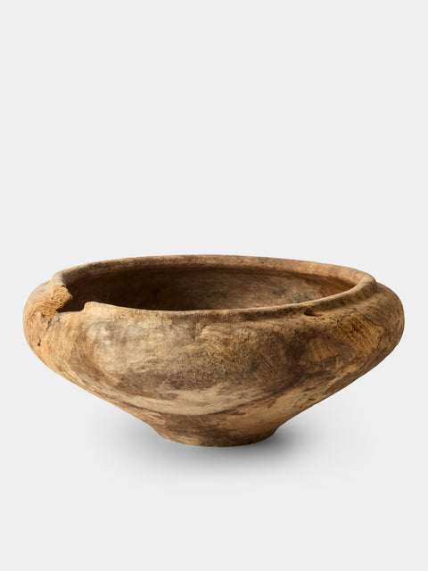 Iida Woodturning - Hand-Turned Earth-Finish Dogwood Bowl - Brown - ABASK - 