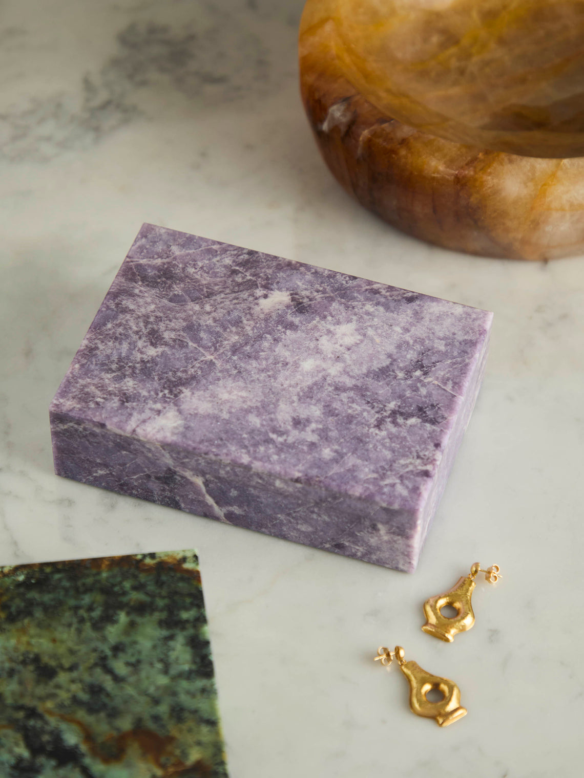 Jia Jia - Amethyst Jewelry Box - Purple - ABASK