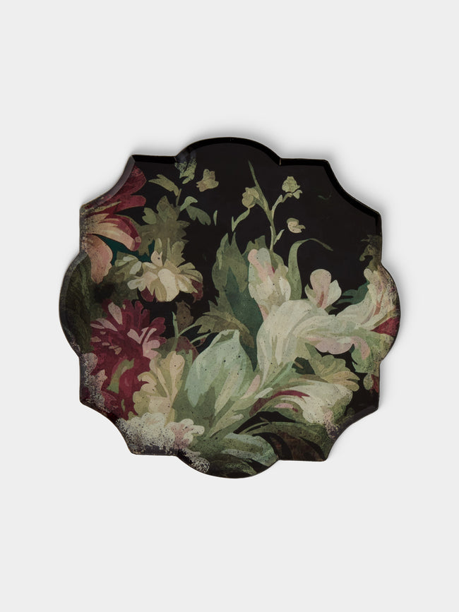 Borgo delle Tovaglie - Milano Carmen Mirrored Glass Placemats (Set of 6) - Pink - ABASK