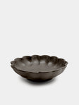 Kaneko Kohyo - Rinka Ceramic Large Bowls (Set of 4) - Black - ABASK - 
