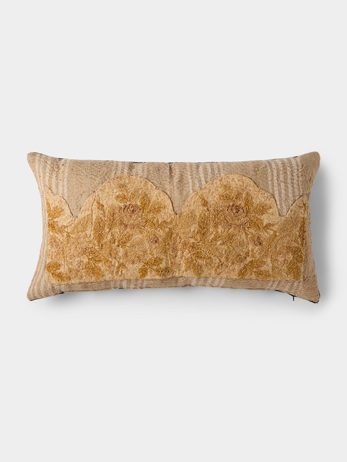 By Walid - 18th-Century French Aubusson Tapestry Wool and Linen Cushion (27.5in/70cm) - Multiple - ABASK - 