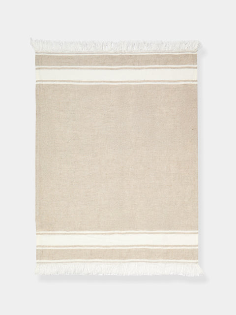 Libeco - The Belgian Linen Fouta Towel - Beige - ABASK