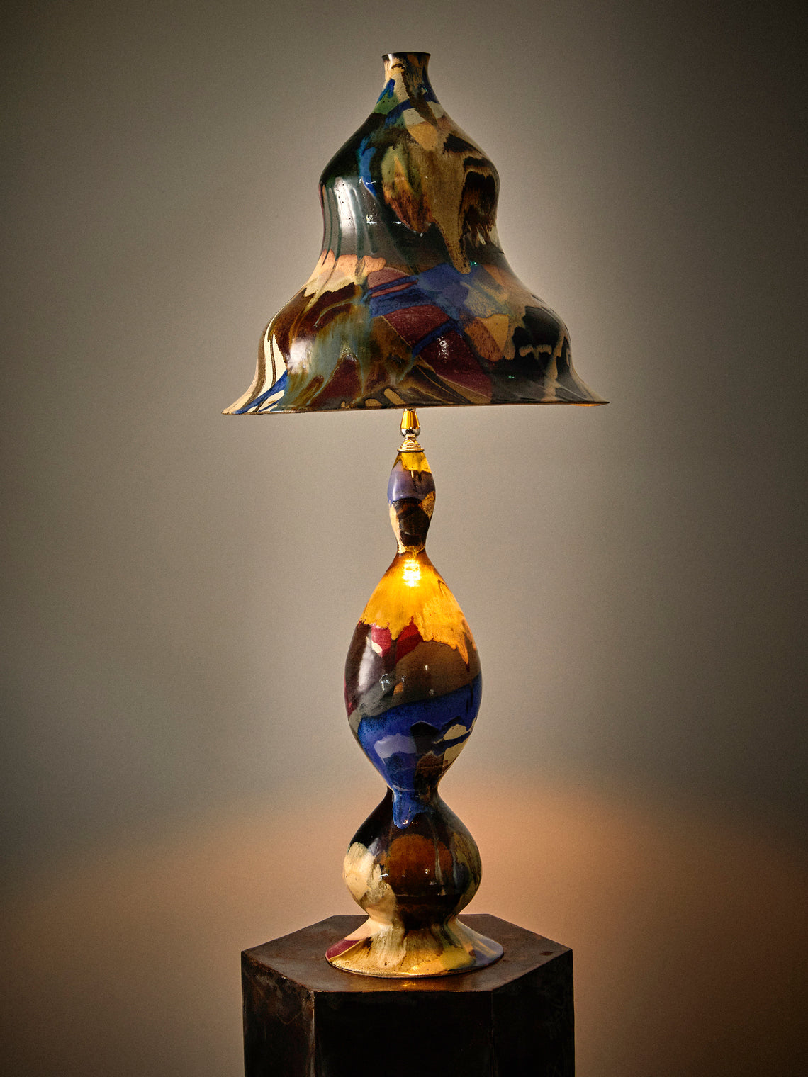 Episode - Purl Hand-Glazed Ceramic Table Lamp - Multiple - ABASK