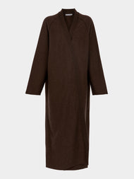 Dusan - Cashmere Long Cardigan | One Size - Brown - ABASK - 