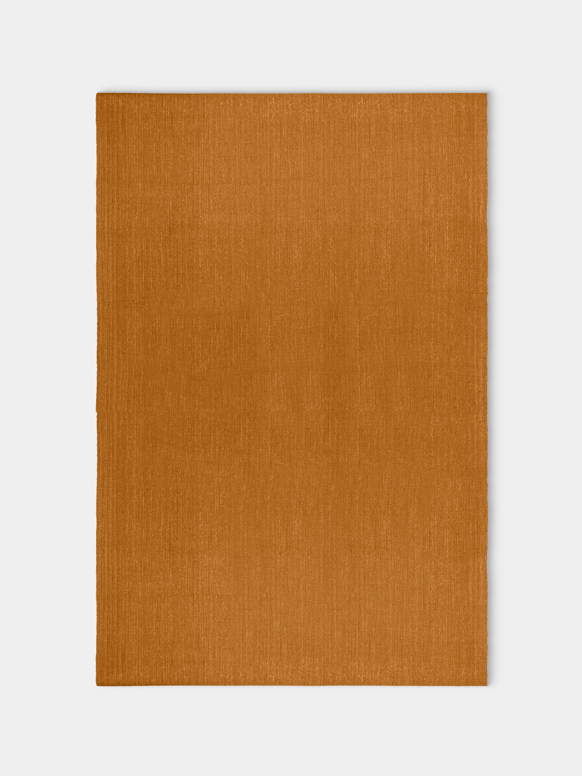 Valentina Hoyos - Hand-Dyed Cotton Throw (106in/2.7m) - Orange - ABASK