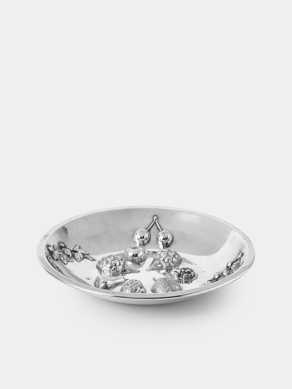 Antique and Vintage - Mid-Century Solid Silver Fruits Bowl - Silver - ABASK
