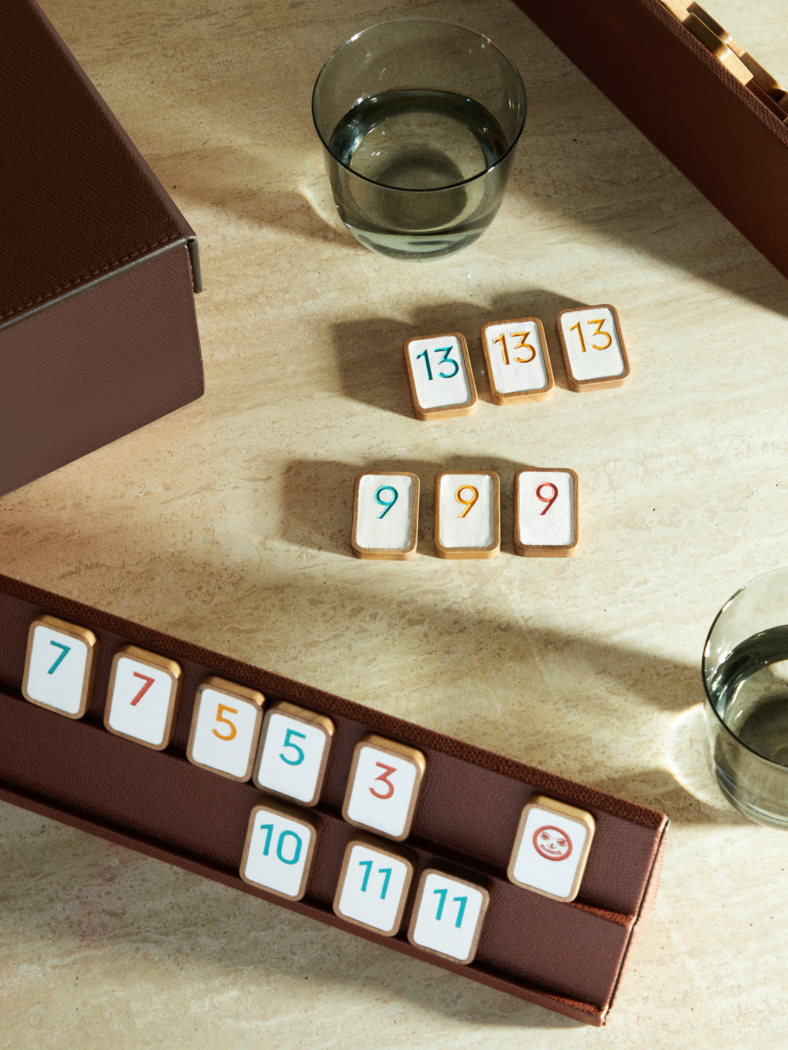 Leather Rummikub Set