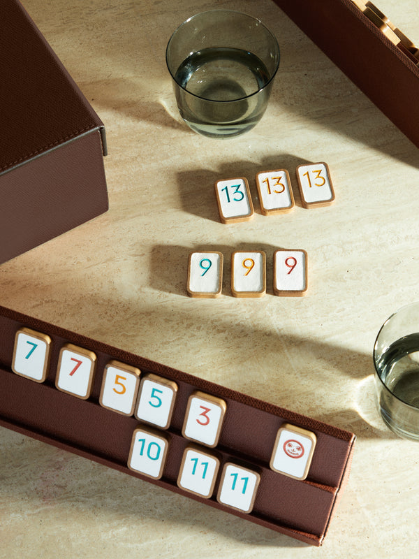Giobagnara - Leather Rummikub Set -  - ABASK
