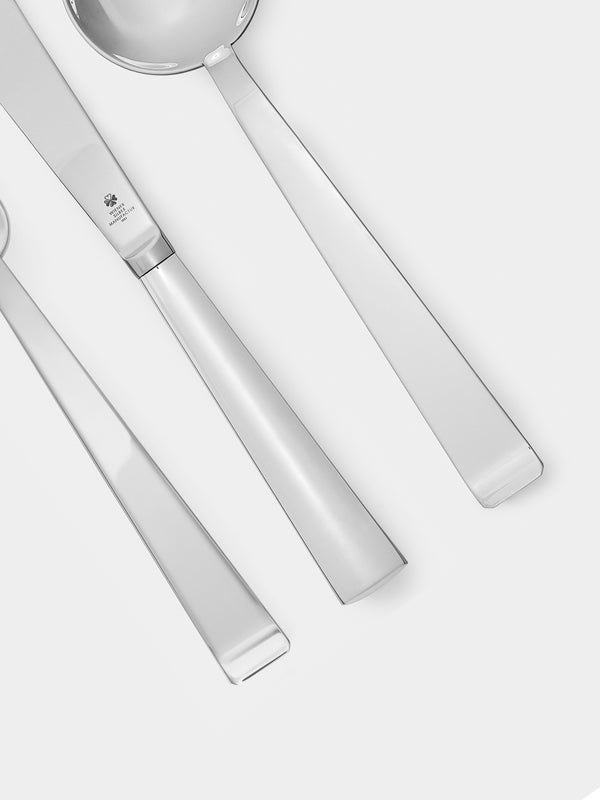 Wiener Silber Manufactur - Josef Hoffmann 135 Silver-Plated Dessert Cutlery (Set of 3) - Silver - ABASK