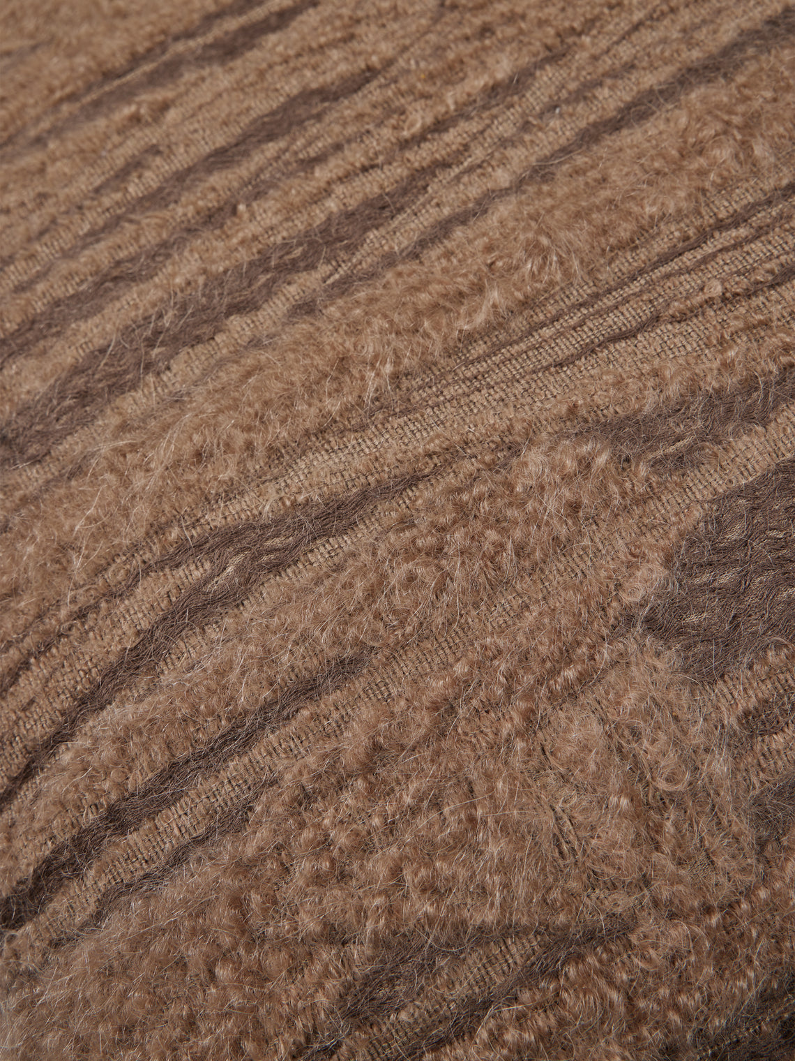 The House of Lyria - Abibo Mohair and Cotton Cushion (21.5in/55cm) - Beige - ABASK