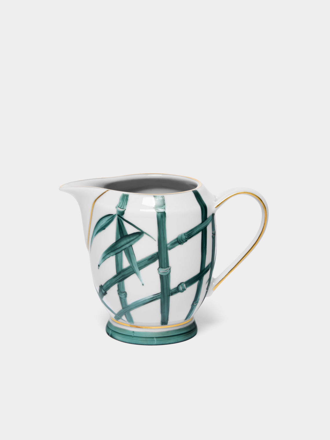 Marie Daage - Jardin d'Arashiyama Hand-Painted Porcelain Creamer - White - ABASK - 