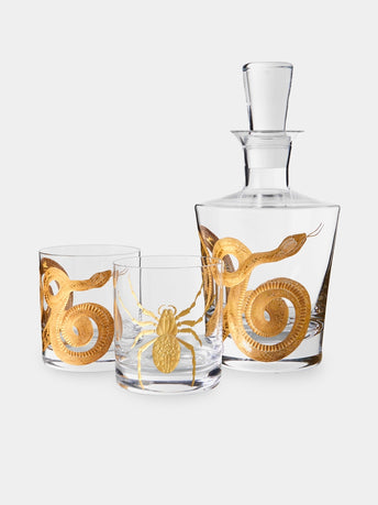 Artel - Cabinet of Curiosities Hand-Engraved Gilded Crystal Collection - Clear - ABASK - 