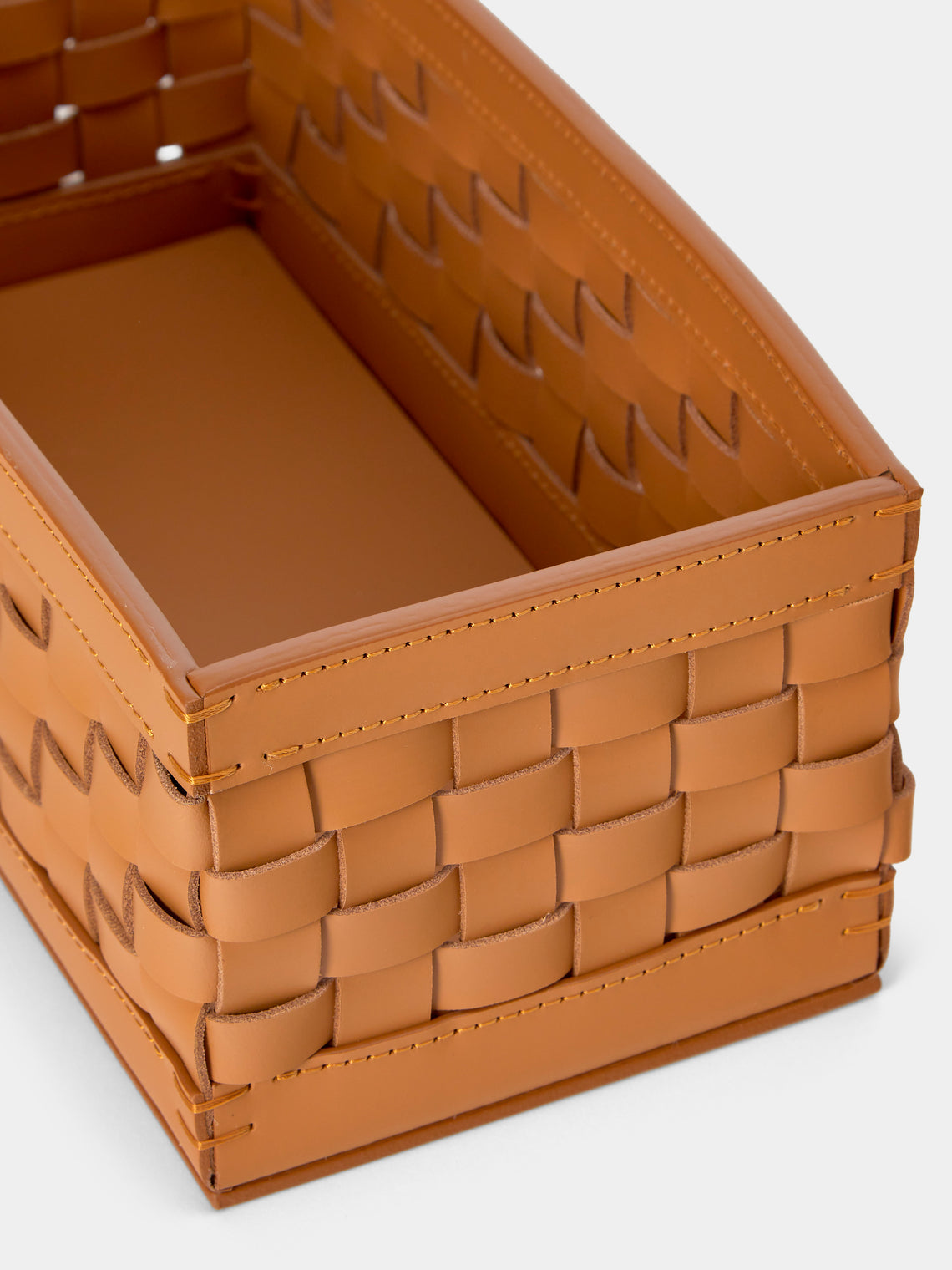 Riviere - Barcelona Water-Resistant Leather High Basket - Tan - ABASK