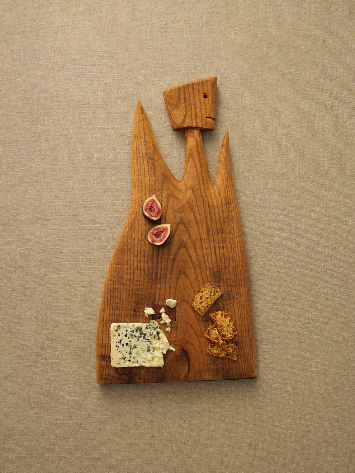 Eliot Daguet - Hand-Carved Ash Serving Board - Natural - ABASK