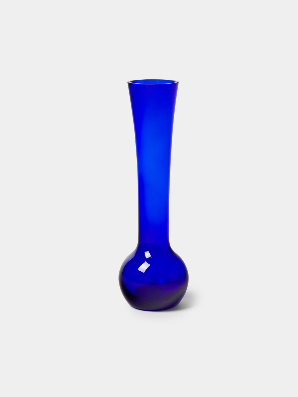 Antique and Vintage - Mid-Century Glass Bud Vases (Set of 8) - Blue - ABASK