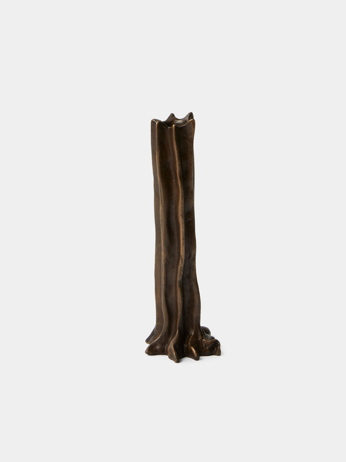 Studio Palatin - | Set of 4 | Arbor Bronze Candlesticks - Bronze - ABASK