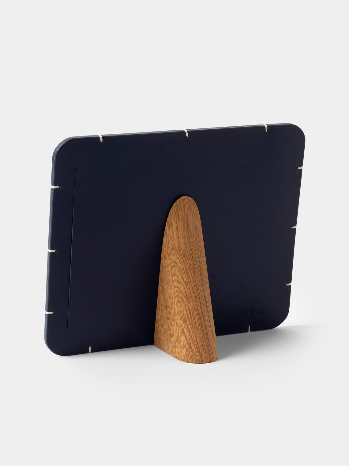 Otzi Studio - Billet Leather and Oak Landscape Photo Frame Landscape (5x7") - Blue - ABASK