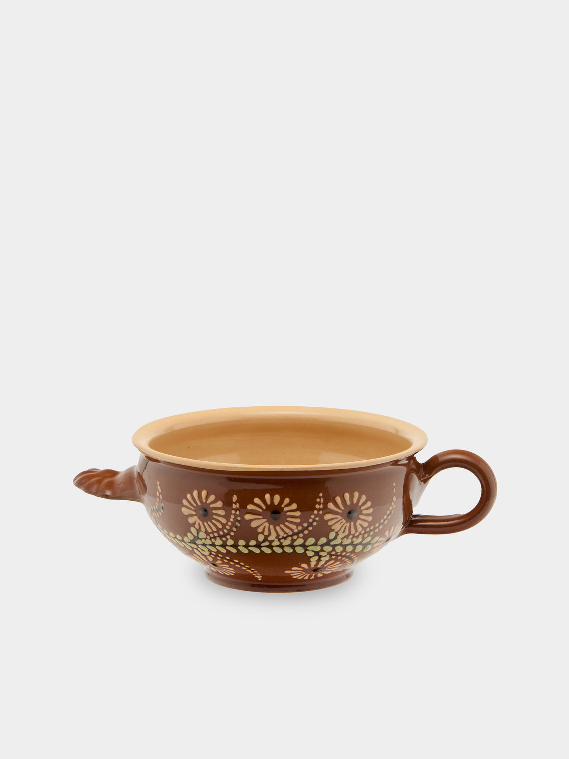 Poterie d’Évires - Flowers Hand-Painted Ceramic Soup Bowls (Set of 4) - Multiple - ABASK