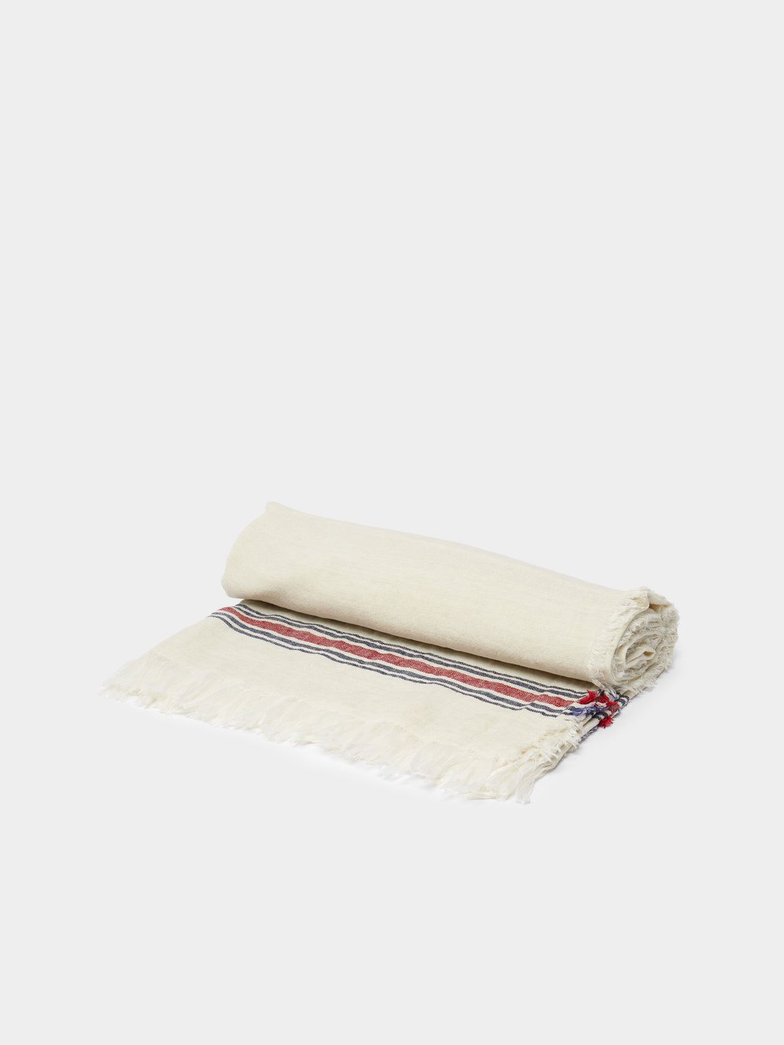The House of Lyria - Generosita Large Handwoven Linen Towel -  - ABASK