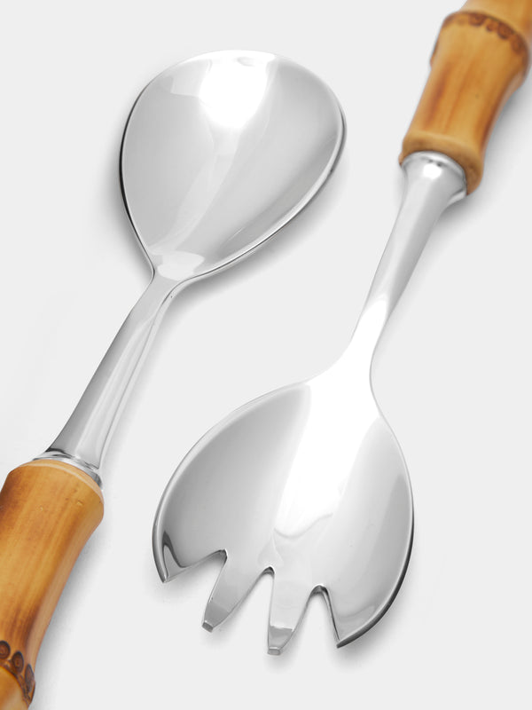 Lorenzi Milano - Bamboo Salad Serving Set -  - ABASK