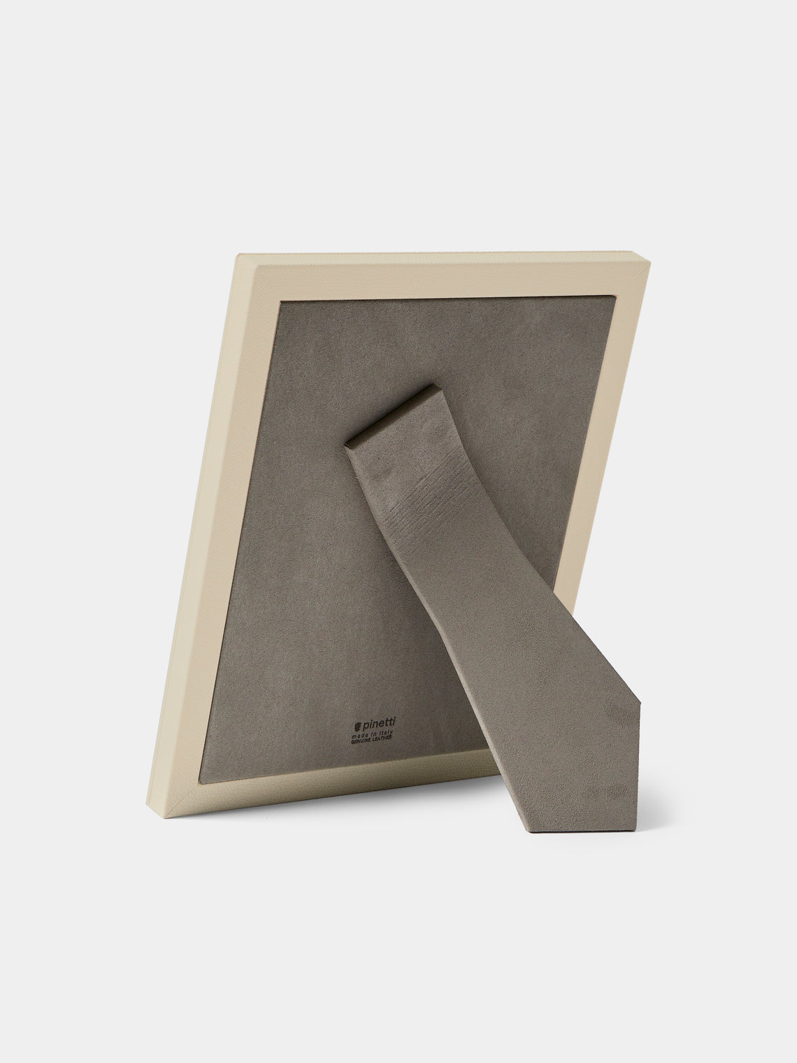 Pinetti - Leather Photo Frame (5x7") - Cream - ABASK