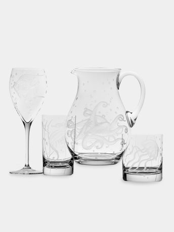 Artel - Sea Life Hand-Engraved Crystal Collection - Clear - ABASK - 