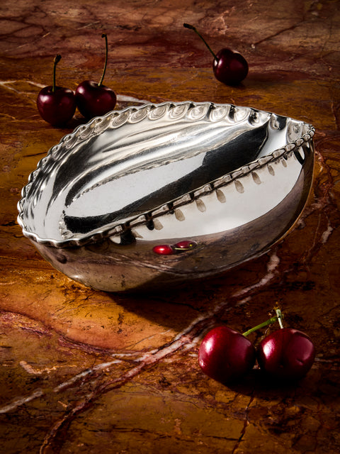 Antique and Vintage - 1970s Italian Solid Silver Bowl - Silver - ABASK