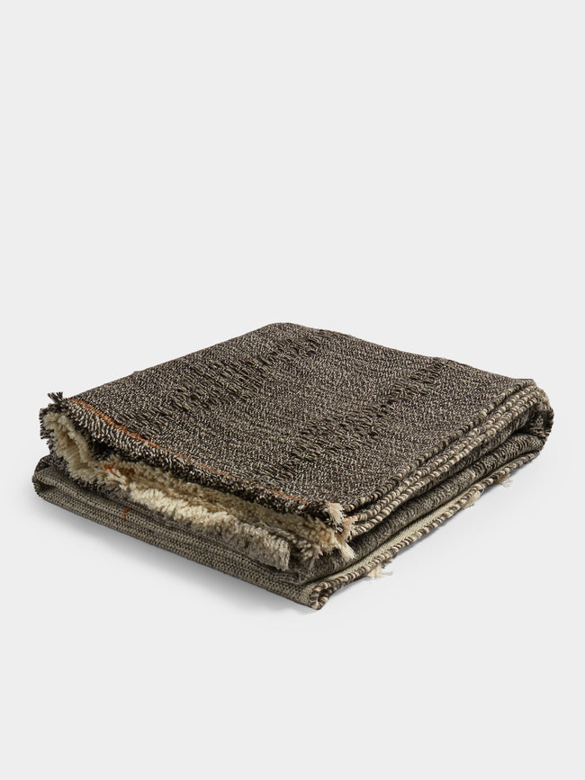 Maria Sigma - Handwoven Wool and Alpaca Throw (71in/1.8m) -  - ABASK
