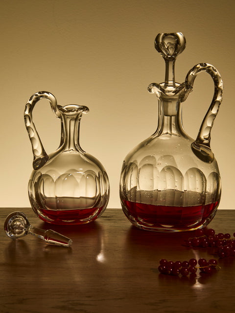 Antique and Vintage - 1930s Baccarat Crystal Decanters (Set of 2) - Clear - ABASK