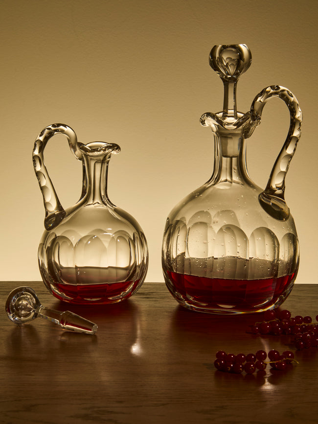 Antique and Vintage - 1930s Baccarat Crystal Decanters (Set of 2) - Clear - ABASK